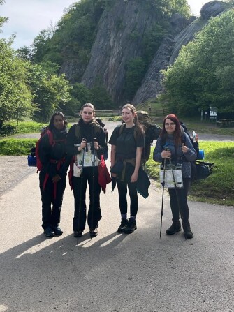 Students on a Gold Duke of Edinburgh expedition