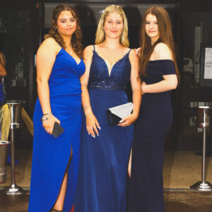 girls in blue dresses